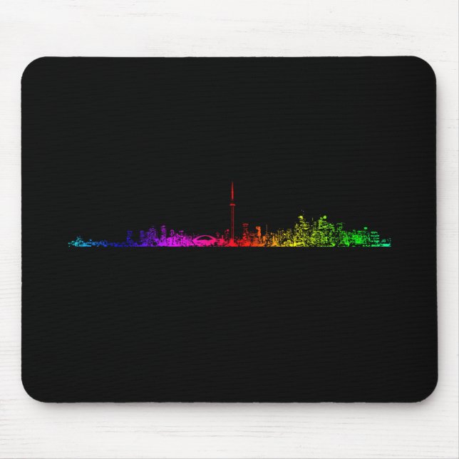 Toronto Rainbow Mouse Pad (Front)