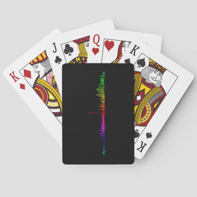 Toronto Rainbow Playing Cards (Back)