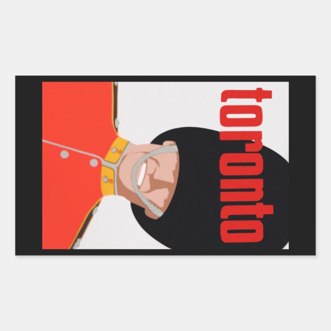 Toronto Rectangular Sticker (Front)