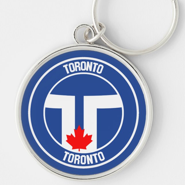 Toronto Round Emblem Key Ring (Front)