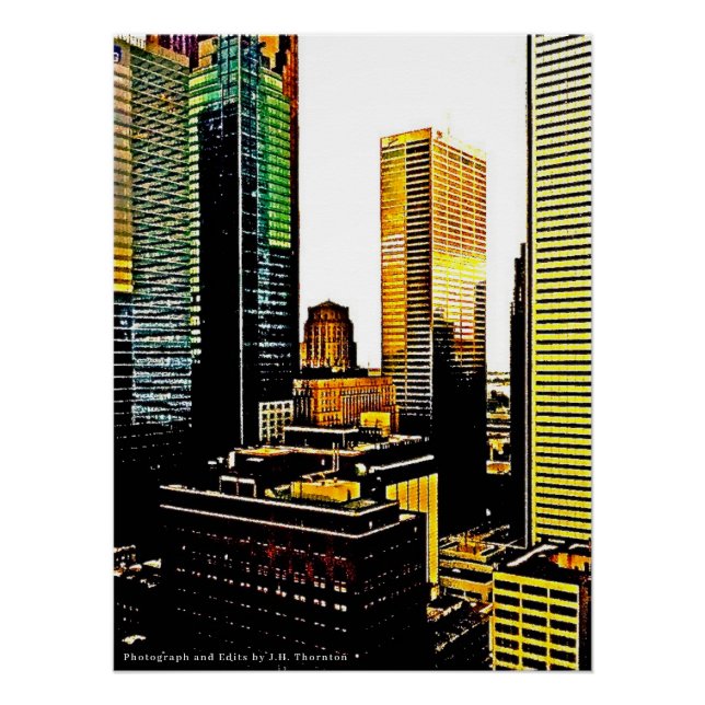 Toronto Sky Scrapers Poster (Front)