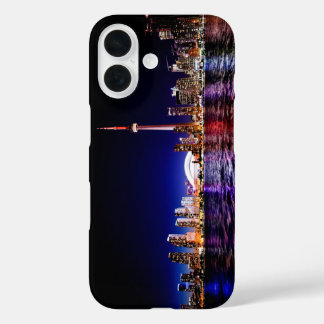 Toronto Skyline After Sunset iPhone 16 Case