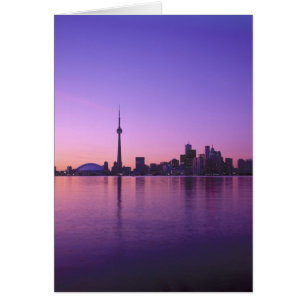 Toronto Skyline at night, Ontario, Canada