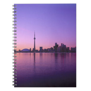 Toronto Skyline at night, Ontario, Canada Notebook