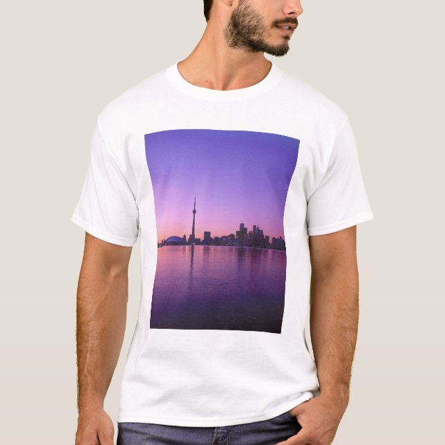 Toronto Skyline at night, Ontario, Canada T-Shirt (Front)