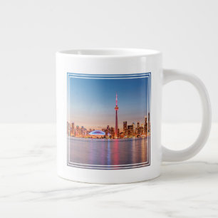 Toronto Skyline at Sunset Large Coffee Mug