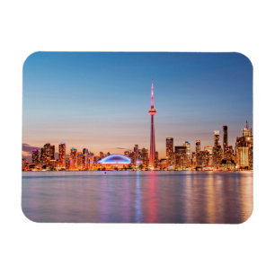 Toronto Skyline at Sunset Magnet