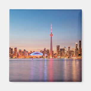 Toronto Skyline at Sunset Magnet