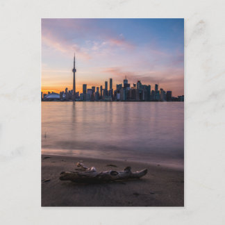 Toronto Skyline at Sunset Postcard