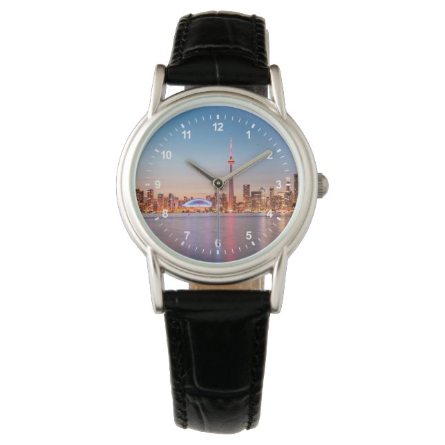 Toronto Skyline at Sunset Watch (Front)