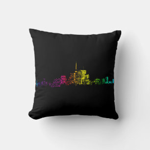 Toronto Skyline Gradient Cushion