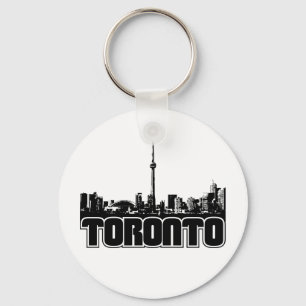 Toronto Skyline Key Ring