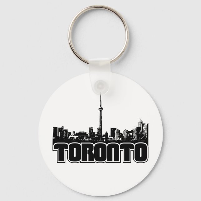 Toronto Skyline Key Ring (Front)
