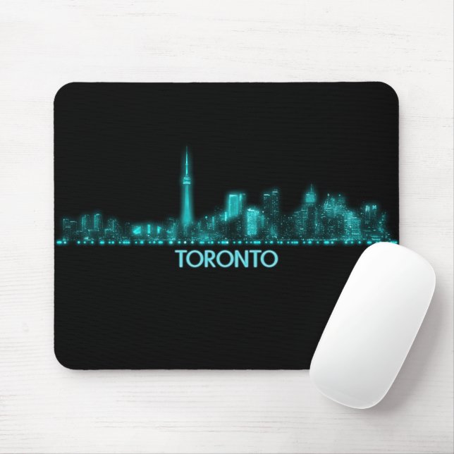 Toronto Skyline Mouse Pad (With Mouse)