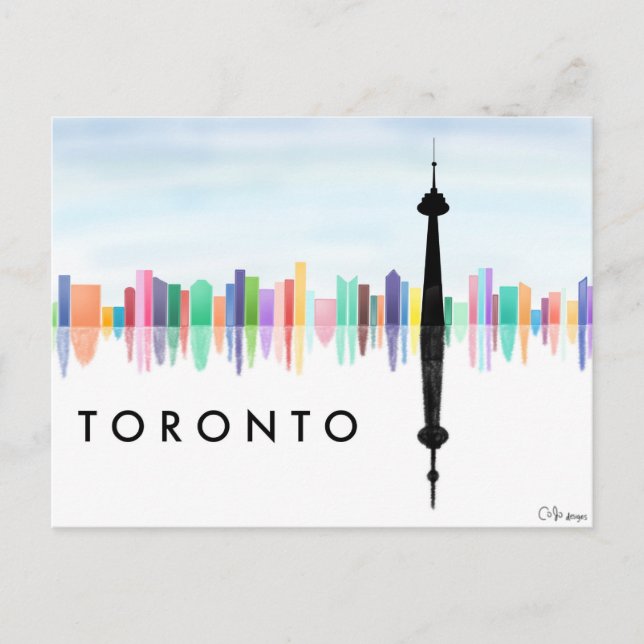 Toronto Skyline Postcard (Front)
