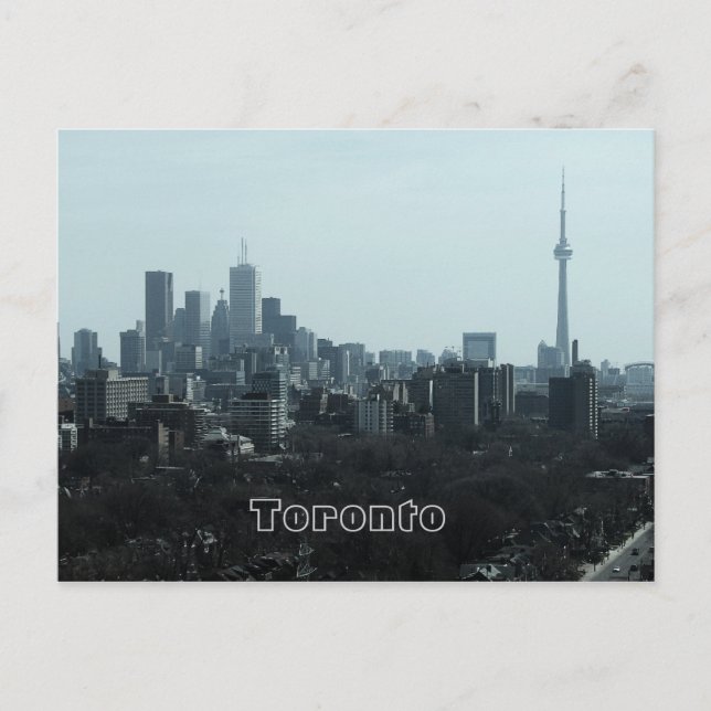 Toronto skyline postcard (Front)