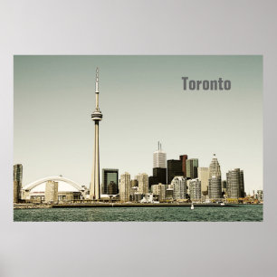 Toronto skyline poster