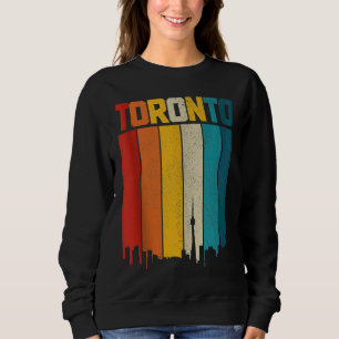 Toronto Skyline Pride Vintage Retro Ontario Canada Sweatshirt