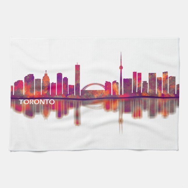 Toronto Skyline Tea Towel (Horizontal)