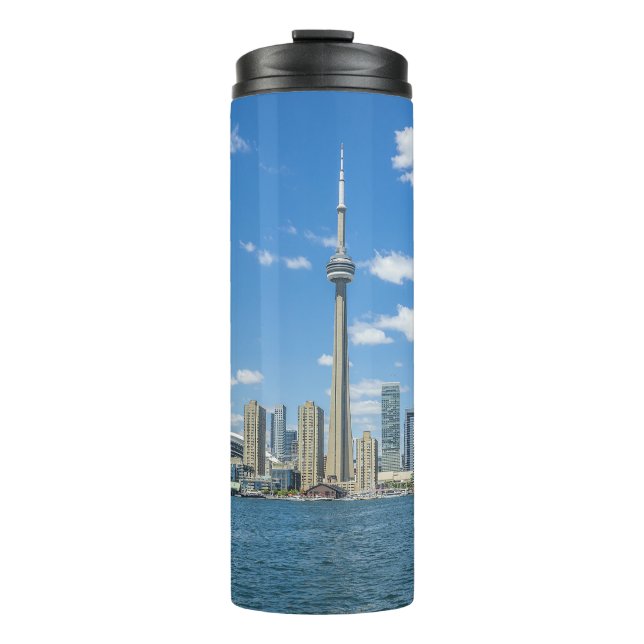 Toronto Skyline: Urban Canada Beauty Thermal Tumbler (Front)