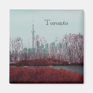 Toronto spring skyline magnet