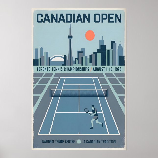 Toronto Tennis Tradition Poster (Front)
