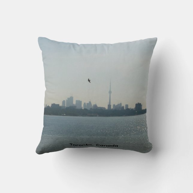 Toronto Throw Pillow (Back)