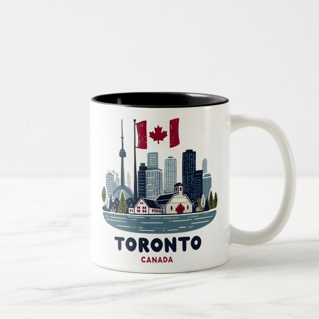 Toronto  Two-Tone coffee mug (Right)
