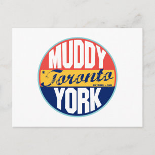 Toronto Vintage Label Postcard