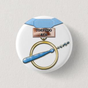 Torpedo Ace medal button