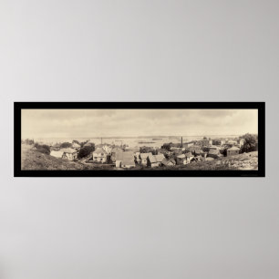 Torpedo Boats Eastport Photo 1916 Poster