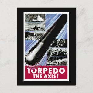 Torpedo The Axis Postcard