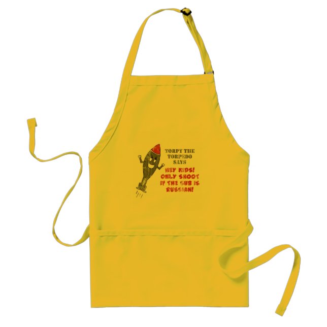 Torpy the Torpedo - Retro Standard Apron (Front)