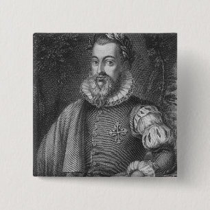 Torquato Tasso 15 Cm Square Badge