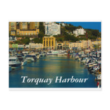 Torquay Harbour postcard