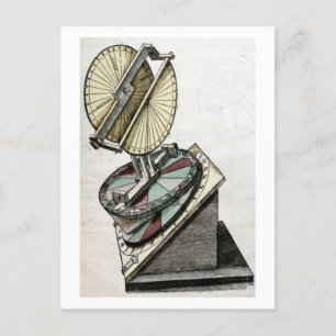 Torquetum Illustration Postcard