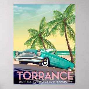 Torrance, California - Los Angeles California Poster
