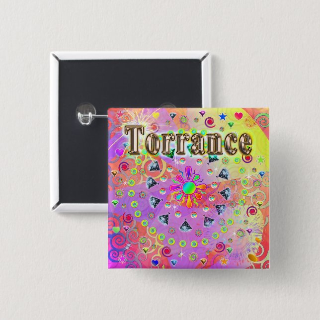 Torrance Lucky Golden Button (Front & Back)
