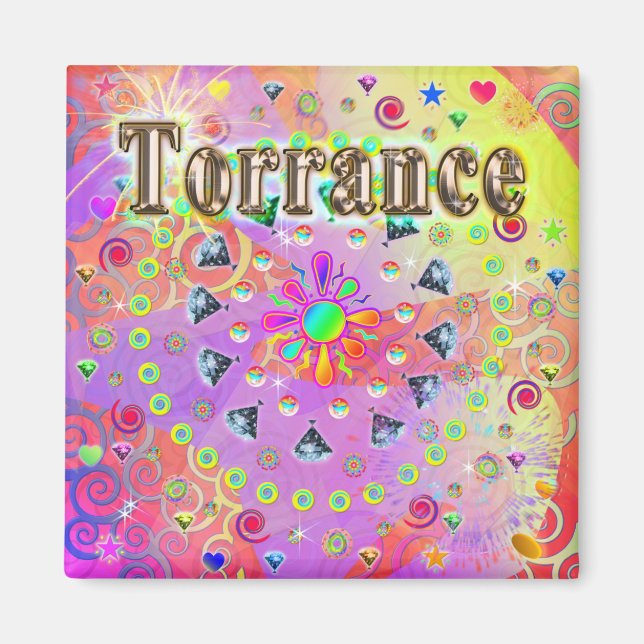 Torrance Lucky Golden Magnet (Front)