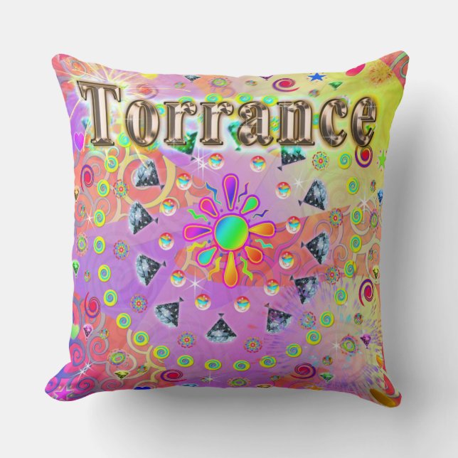Torrance Lucky Golden Pillow (Front)