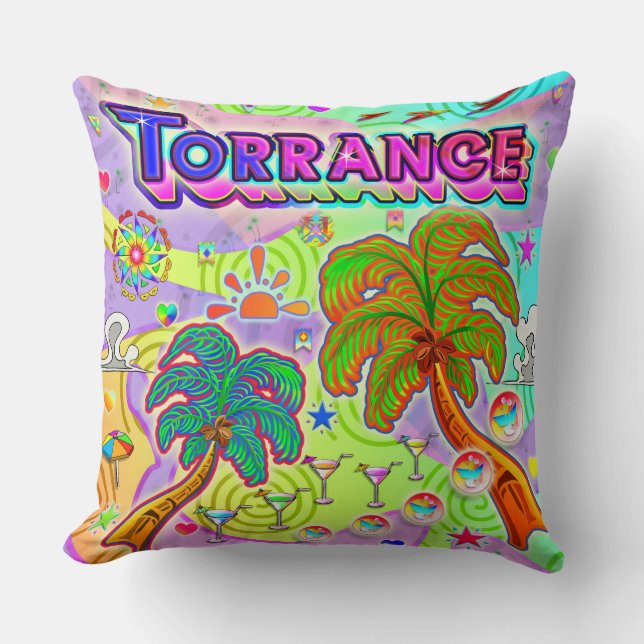 Torrance Vacation Target Pillow (Front)