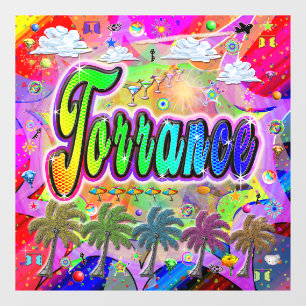 Torrance Vista Express Window Cling