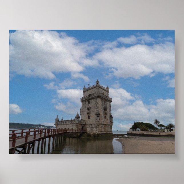 Torre de Belem in Lisbon Poster (Front)