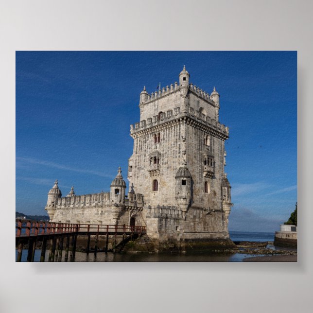 Torre de Belem in Lisbon Poster (Front)