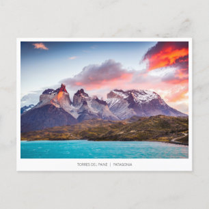 Torres del Paine, Chile Holiday Postcard