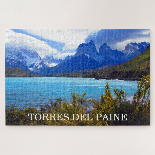 torres del paine chile jigsaw puzzle (Horizontal)
