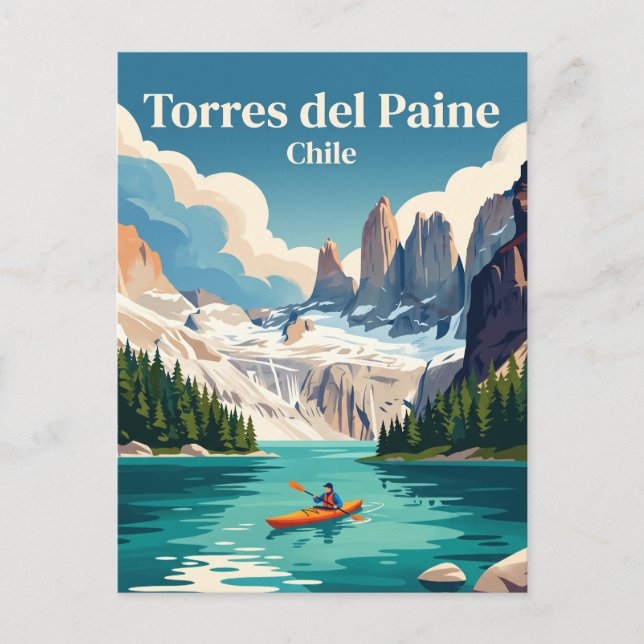 Torres del Paine Chile Postcard (Front)