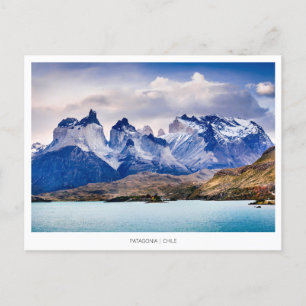Torres del Paine in Patagonia, Chile Holiday Postcard