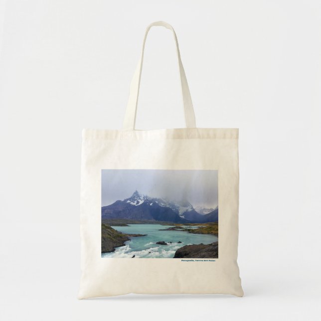 Torres del Paine National Park Canvas Tote Bag (Front)