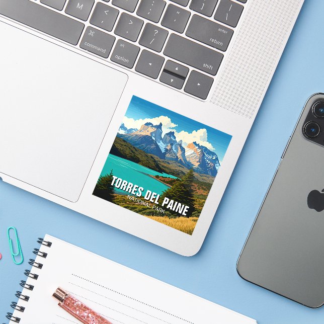 Torres Del Paine National Park Chile (Laptop w/ iPhone)